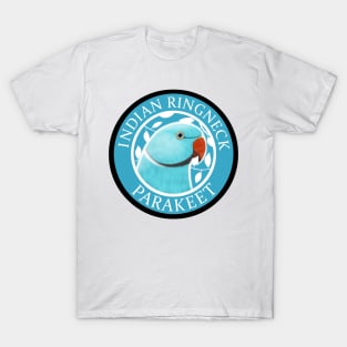 Indian Ringneck Parrot (Blue Mutation) T-Shirt